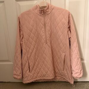 Coldwater Creek Pink Quilted Warm Jacket